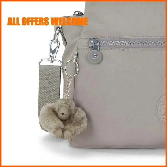 Lightweight Crossbody Bag with Magnetic Pockets, Multi-Compartment Shoulder Bag